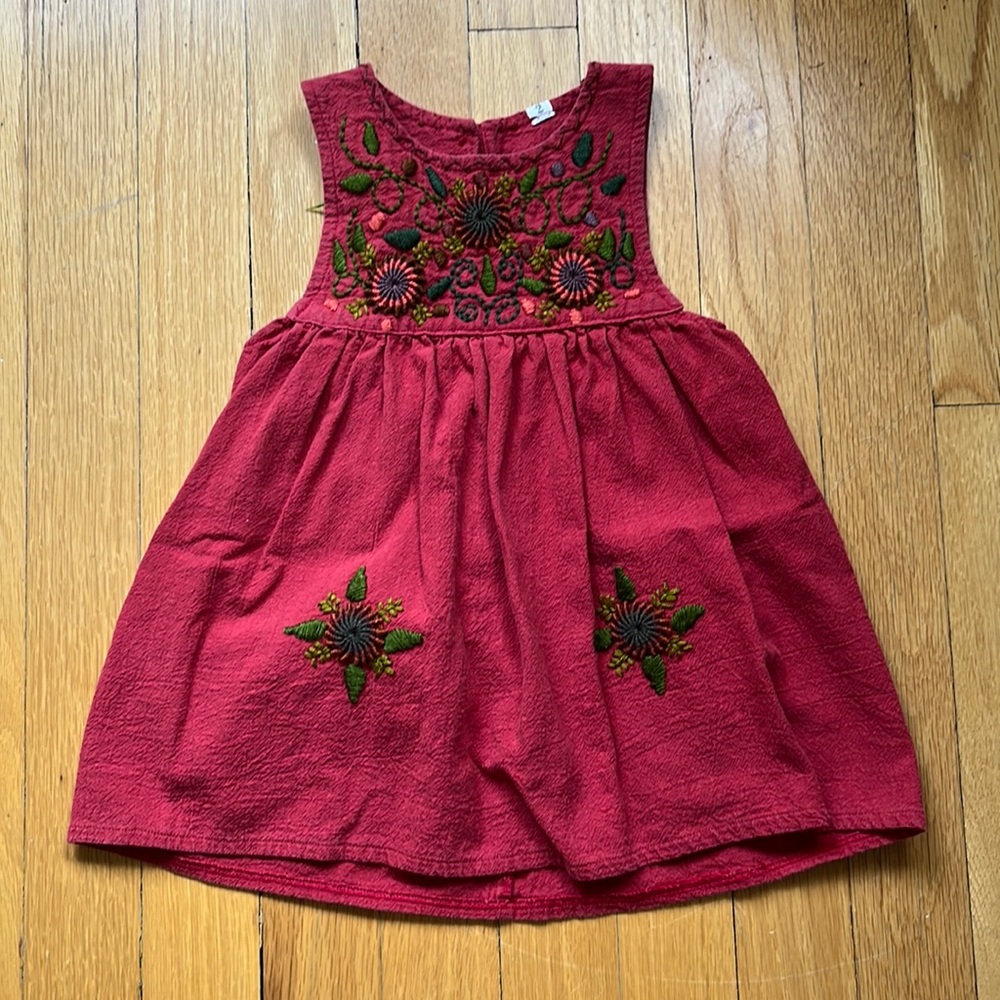 Beautiful embroidered toddler girls top/dress